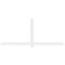 Ekena Millwork Eugene Architectural Grade PVC Gable Bracket, 108"W x 45"H x 2"D x 4"F, 10/12 Pitch GBP108X45X0204EUG00 - alternate 3